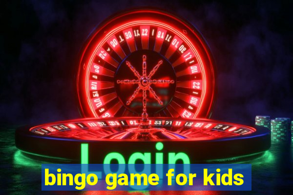 bingo game for kids