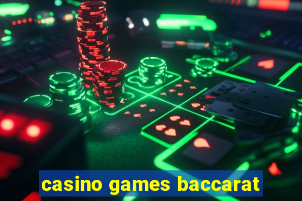 casino games baccarat