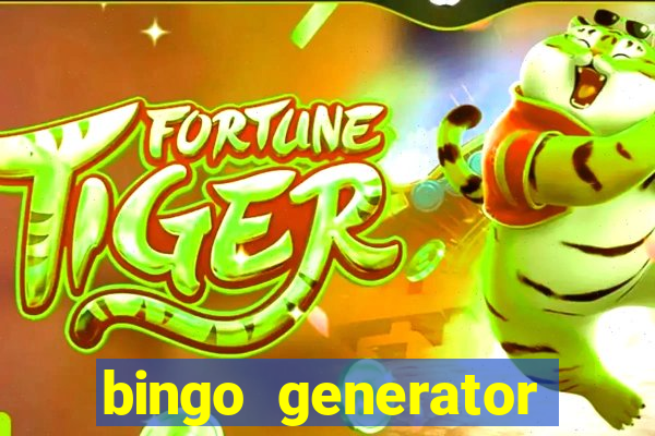 bingo generator with images