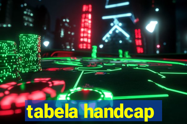 tabela handcap