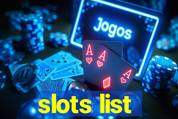 slots list