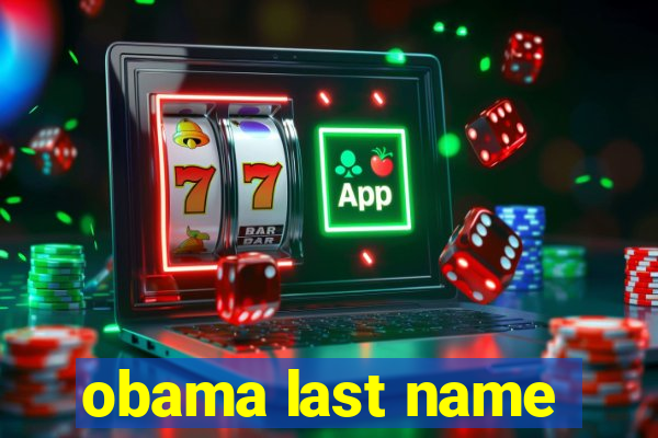 obama last name