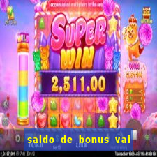 saldo de bonus vai de bet