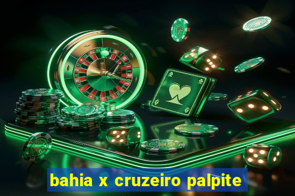 bahia x cruzeiro palpite