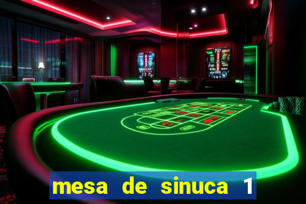 mesa de sinuca 1 90 x 1 20m