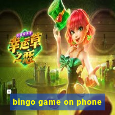 bingo game on phone