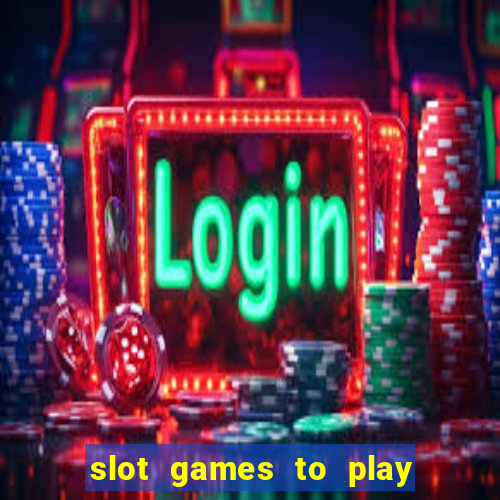 slot games to play for free