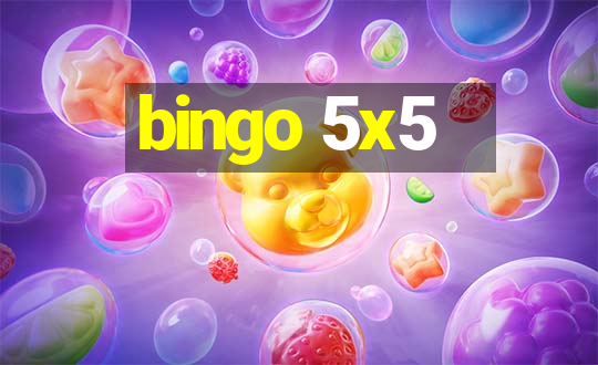 bingo 5x5