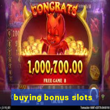 buying bonus slots