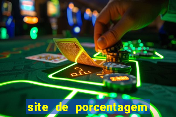 site de porcentagem de slot