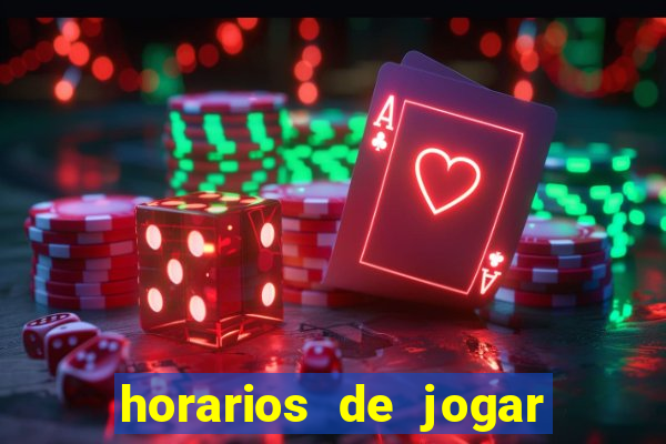 horarios de jogar no fortune tiger