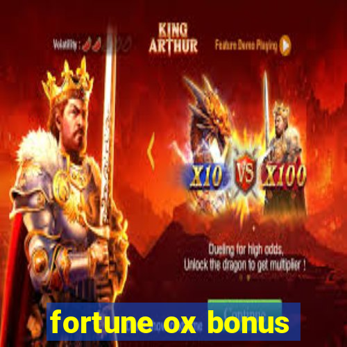 fortune ox bonus