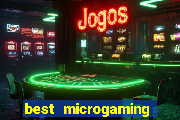 best microgaming slot machine