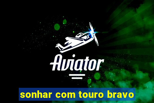 sonhar com touro bravo