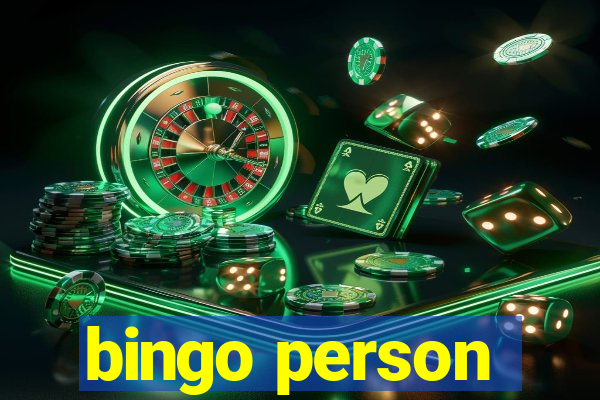 bingo person