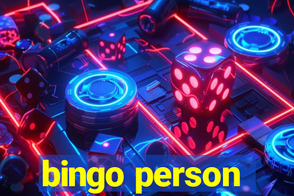 bingo person