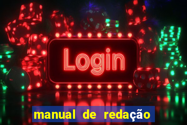 manual de redação da folha de são paulo pdf