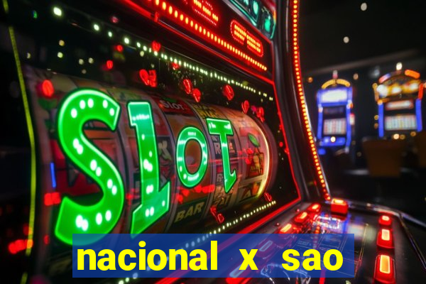 nacional x sao paulo palpites