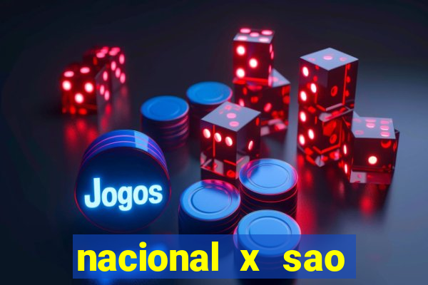 nacional x sao paulo palpites