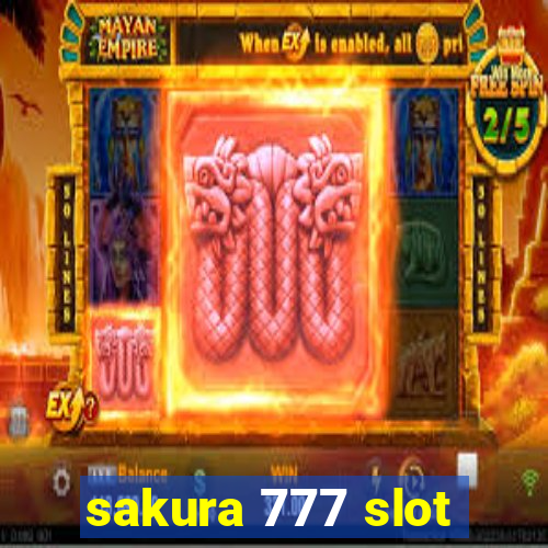 sakura 777 slot