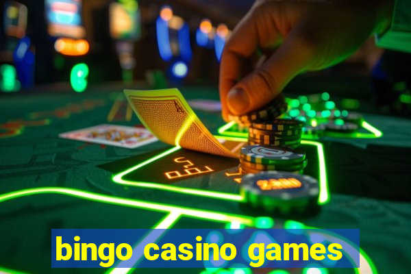 bingo casino games