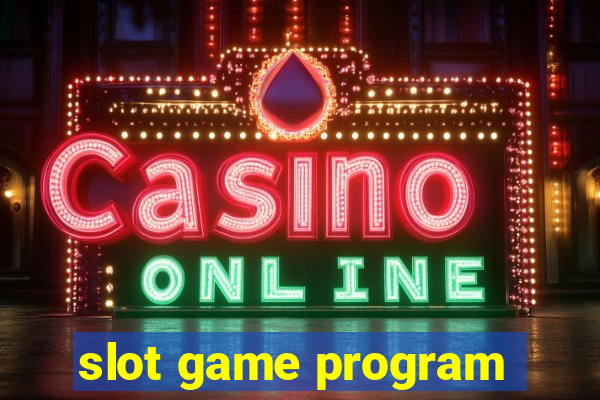 slot game program