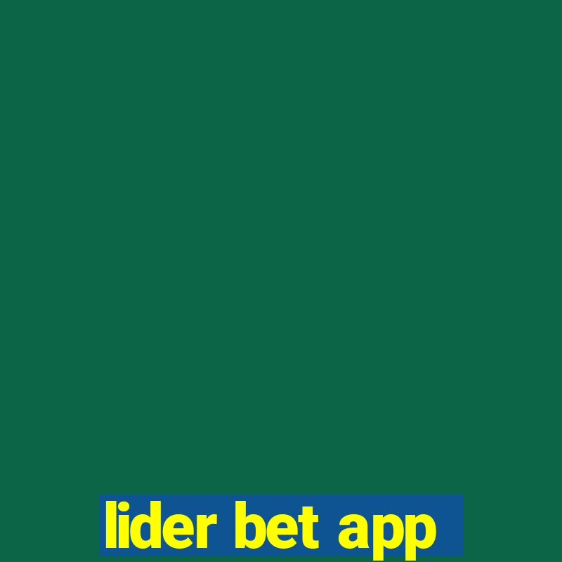 lider bet app