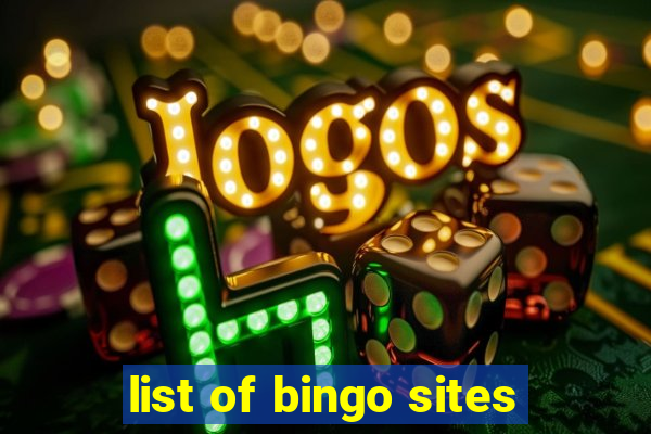 list of bingo sites