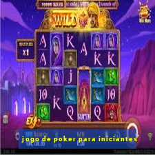 jogo de poker para iniciantes