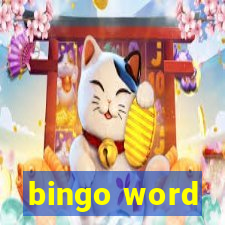 bingo word