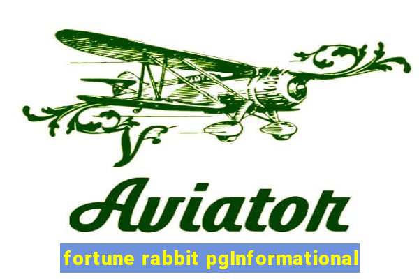 fortune rabbit pgInformational