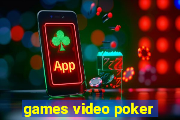 games video poker