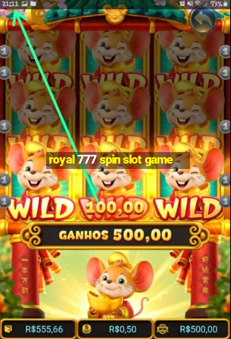 royal 777 spin slot game