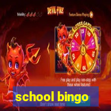 school bingo