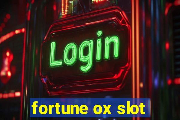 fortune ox slot