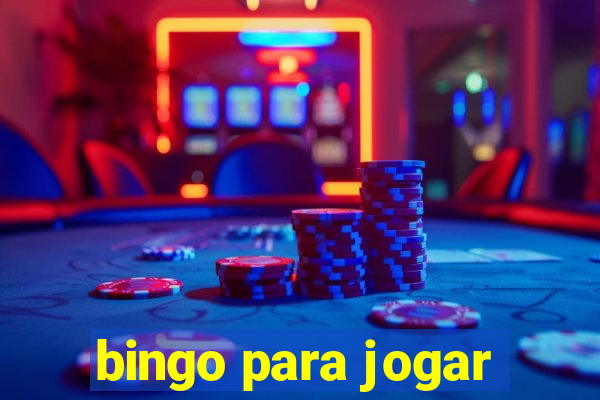 bingo para jogar