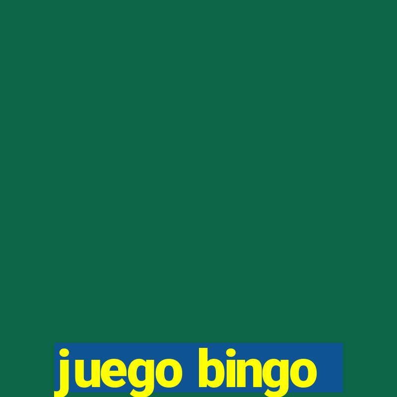 juego bingo