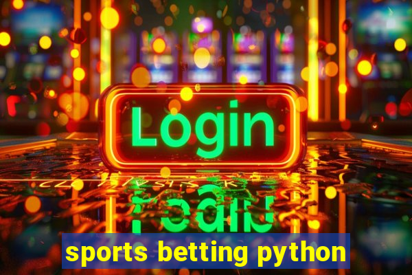 sports betting python