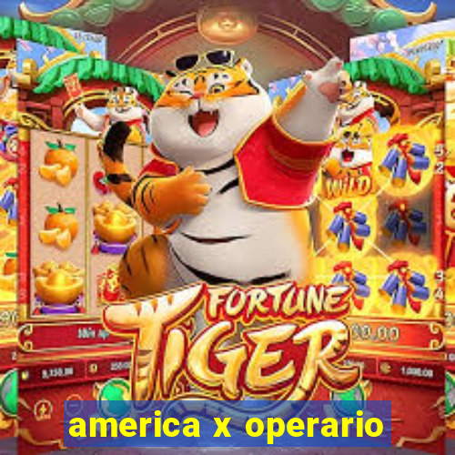 america x operario