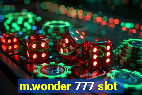 m.wonder 777 slot