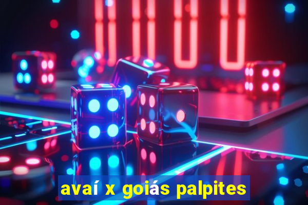 avaí x goiás palpites