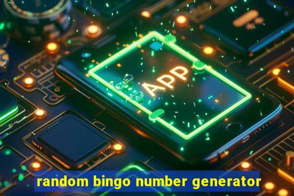 random bingo number generator