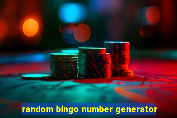 random bingo number generator