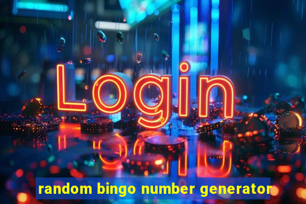 random bingo number generator