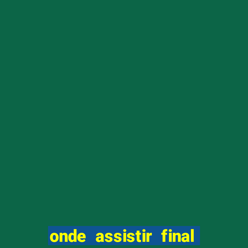 onde assistir final da copa américa