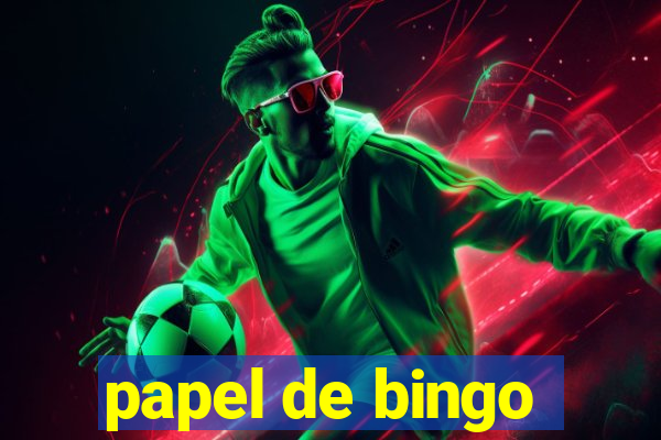 papel de bingo