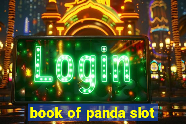 book of panda slot