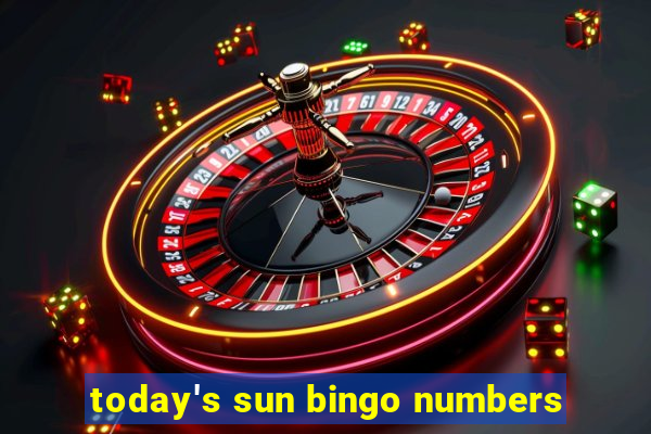 today's sun bingo numbers