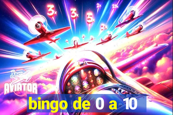 bingo de 0 a 10