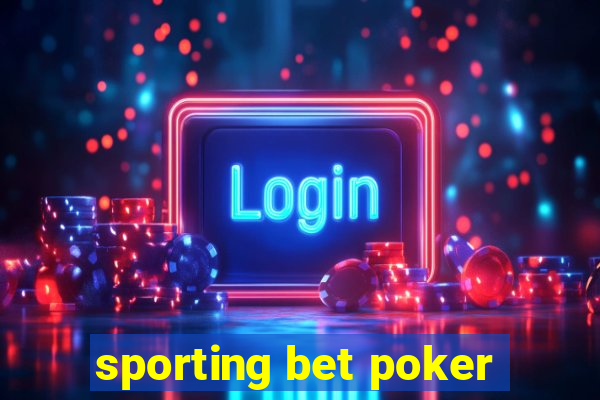 sporting bet poker